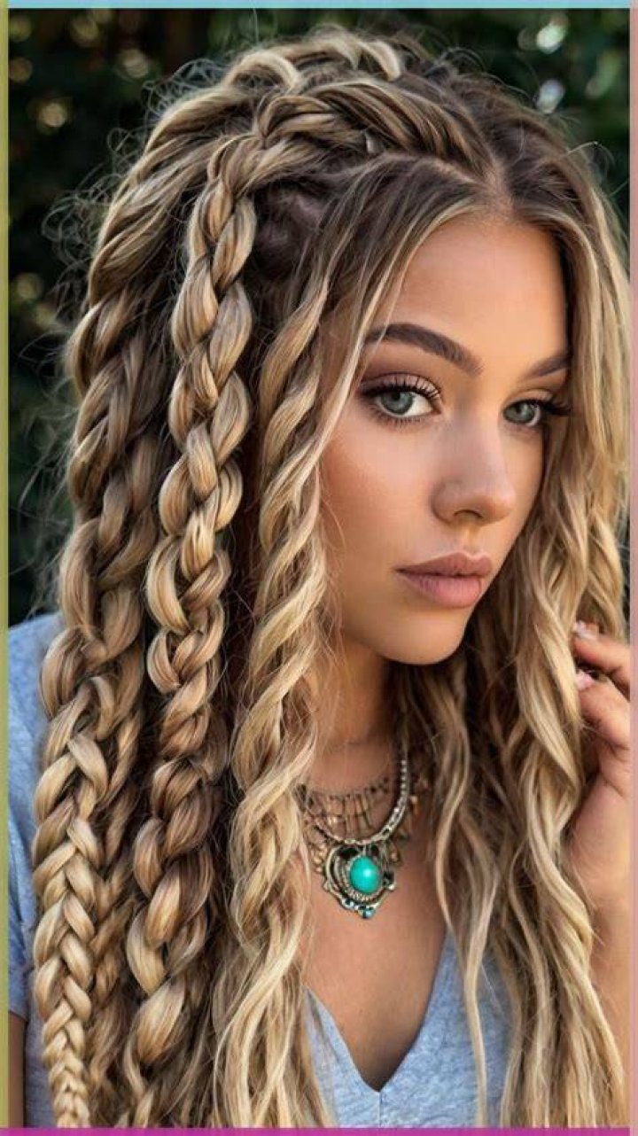 Trendy: Styling her tresses into loose curls, Charlotte completed her look with gold earrings and a matching necklace